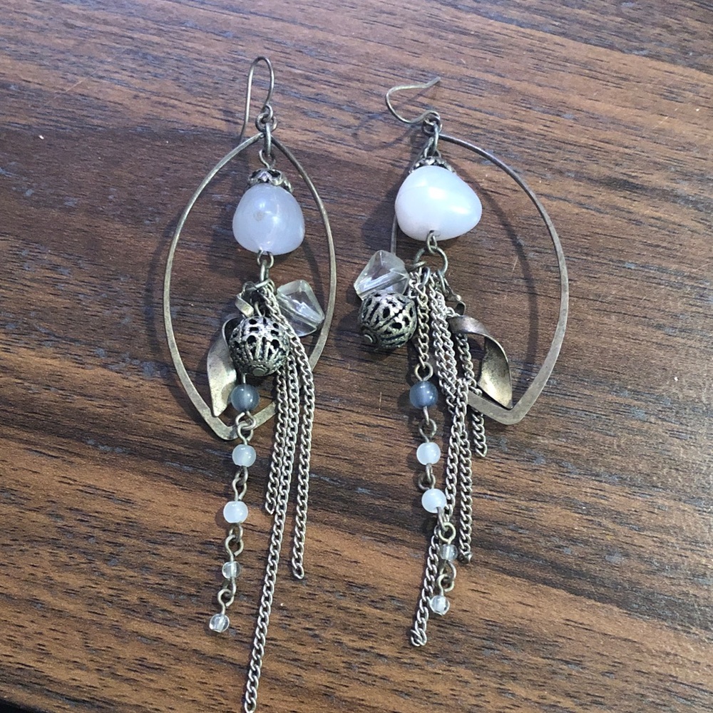 Elegant Silver Dangle Earrings